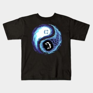 Yin Yang Halloween Kids T-Shirt